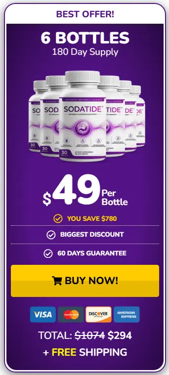 Sodatide 6 bottles package