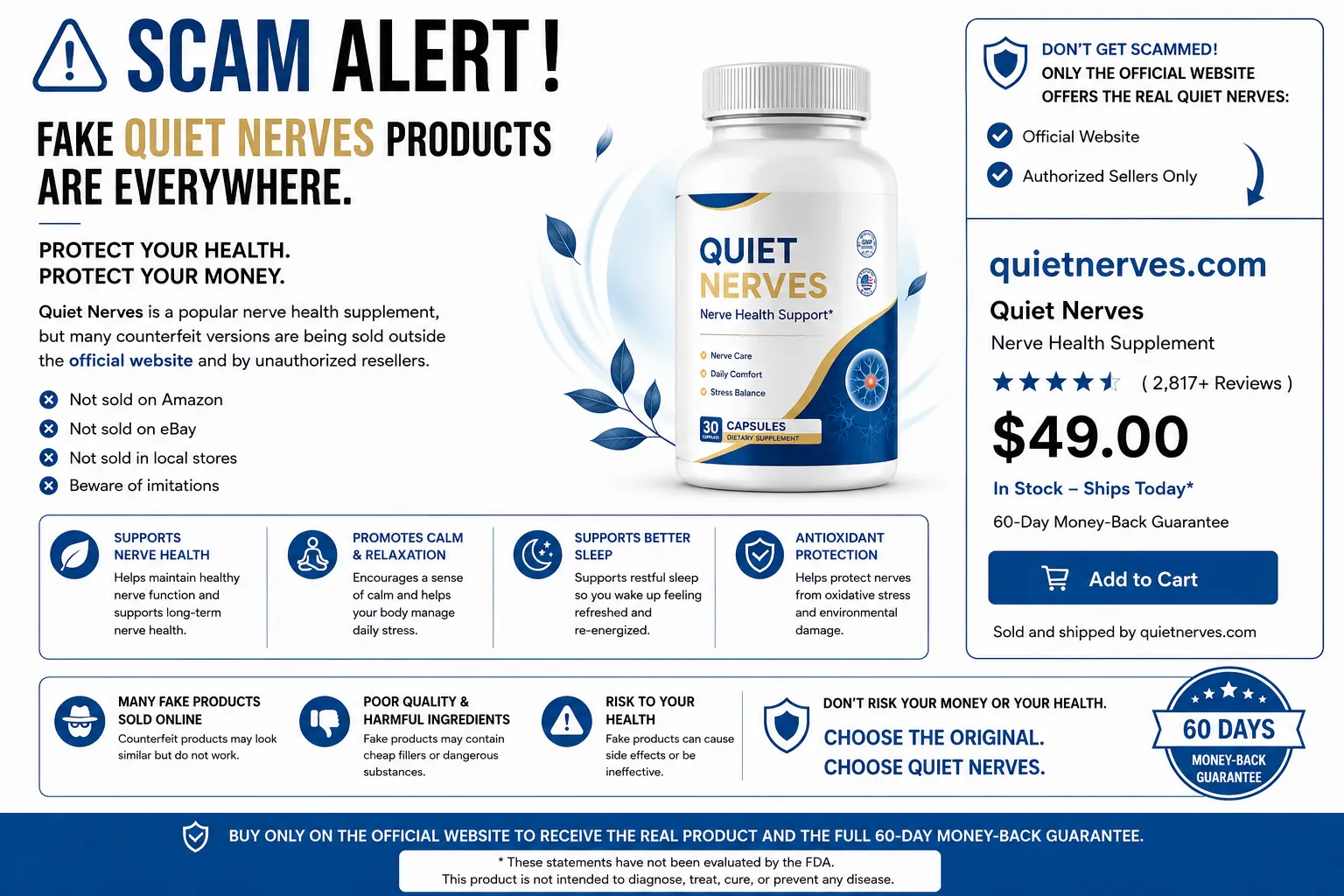 Quiet Nerves scam alert