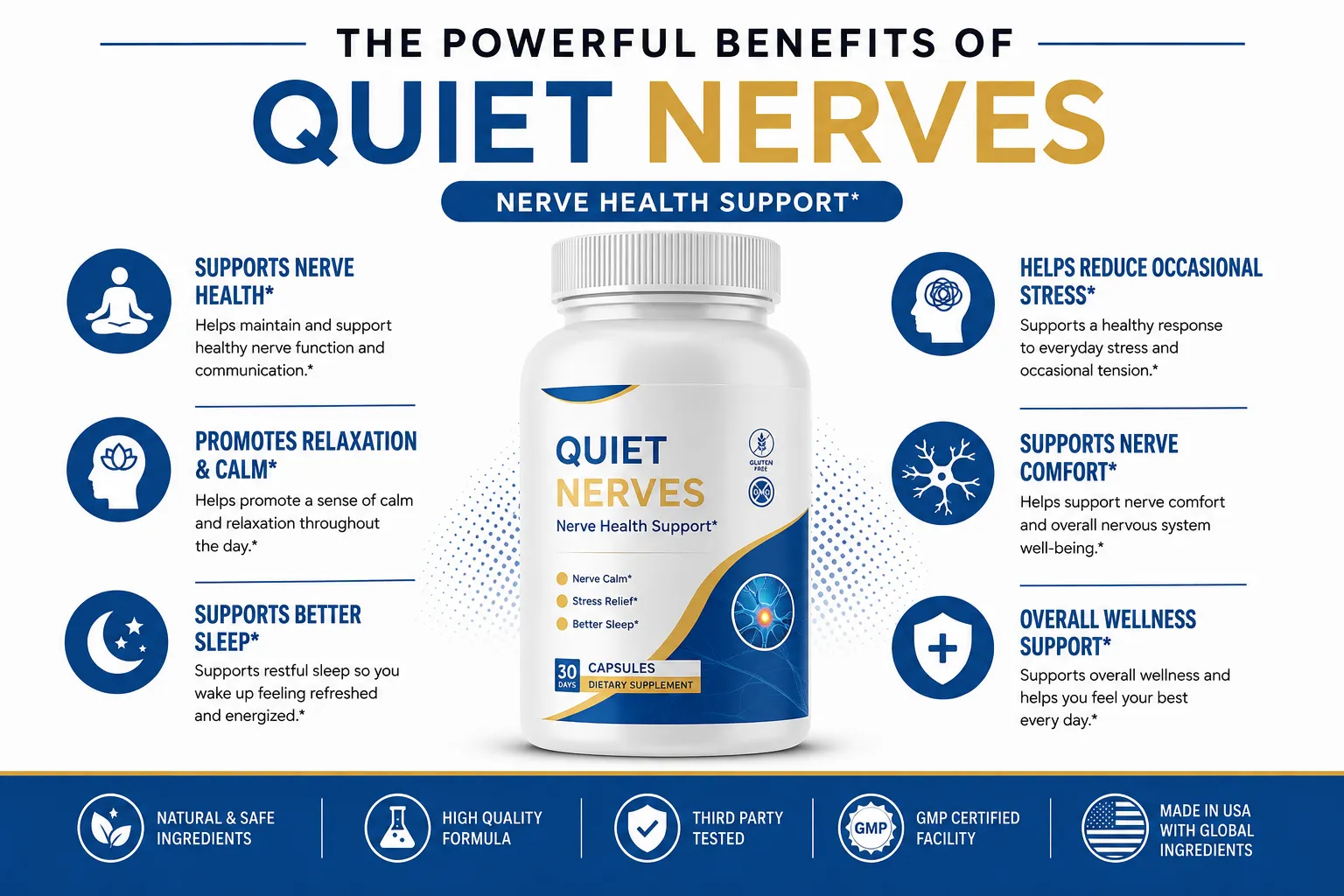 Quiet Nerves benefits