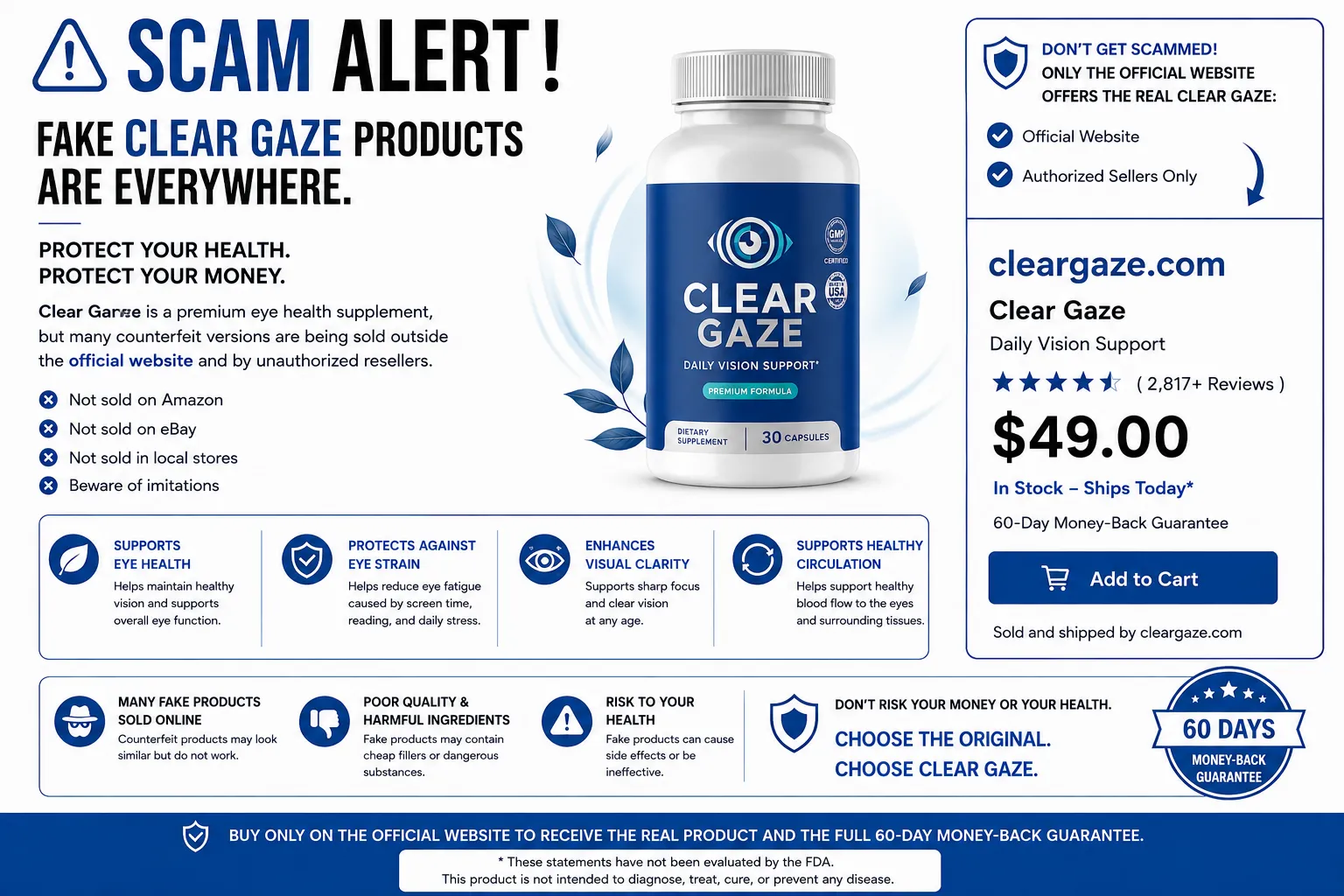 Clear Gaze scam alert